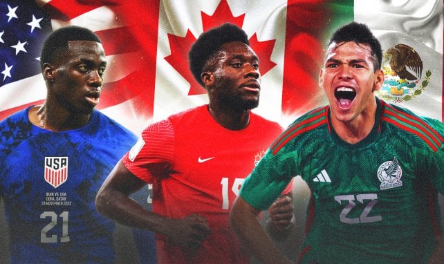 Les leaders des trois pays organisateurs de la Coupe du Monde 2026
