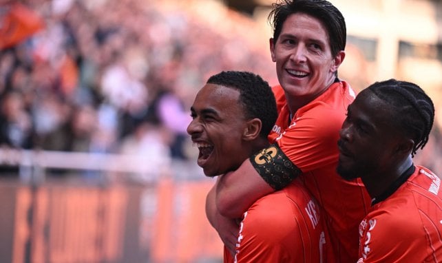 Eli Junior Kroupi, buteur avec Lorient