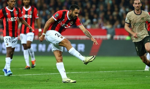 Gaétan Laborde en action avec Nice