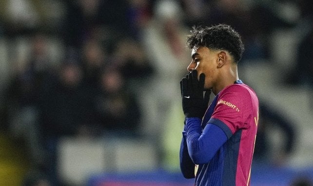 Lamine Yamal avec le FC Barcelone