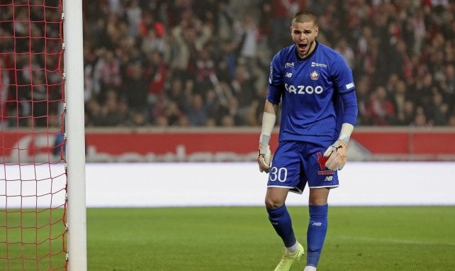 Lucas Chevalier dans le derby du Nord entre Lille et Lens