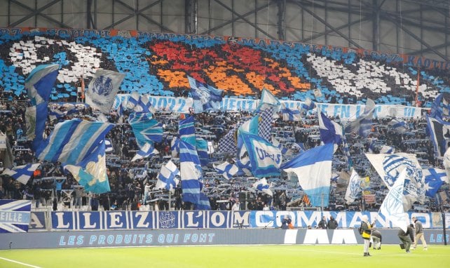 Supporters OM à l'Orange Vélodrome