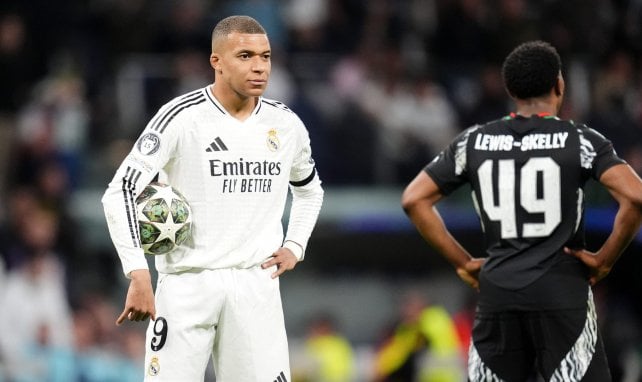 Kylian Mbappé face à Arsenal