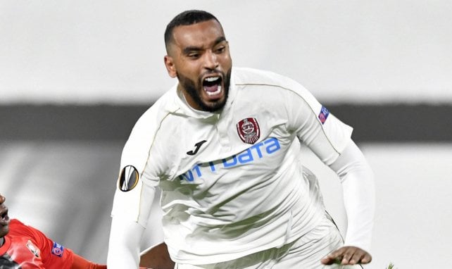 Billel Omrani sous le maillot de Cluj
